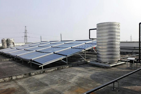 寧波華彩電器20噸熱水工程